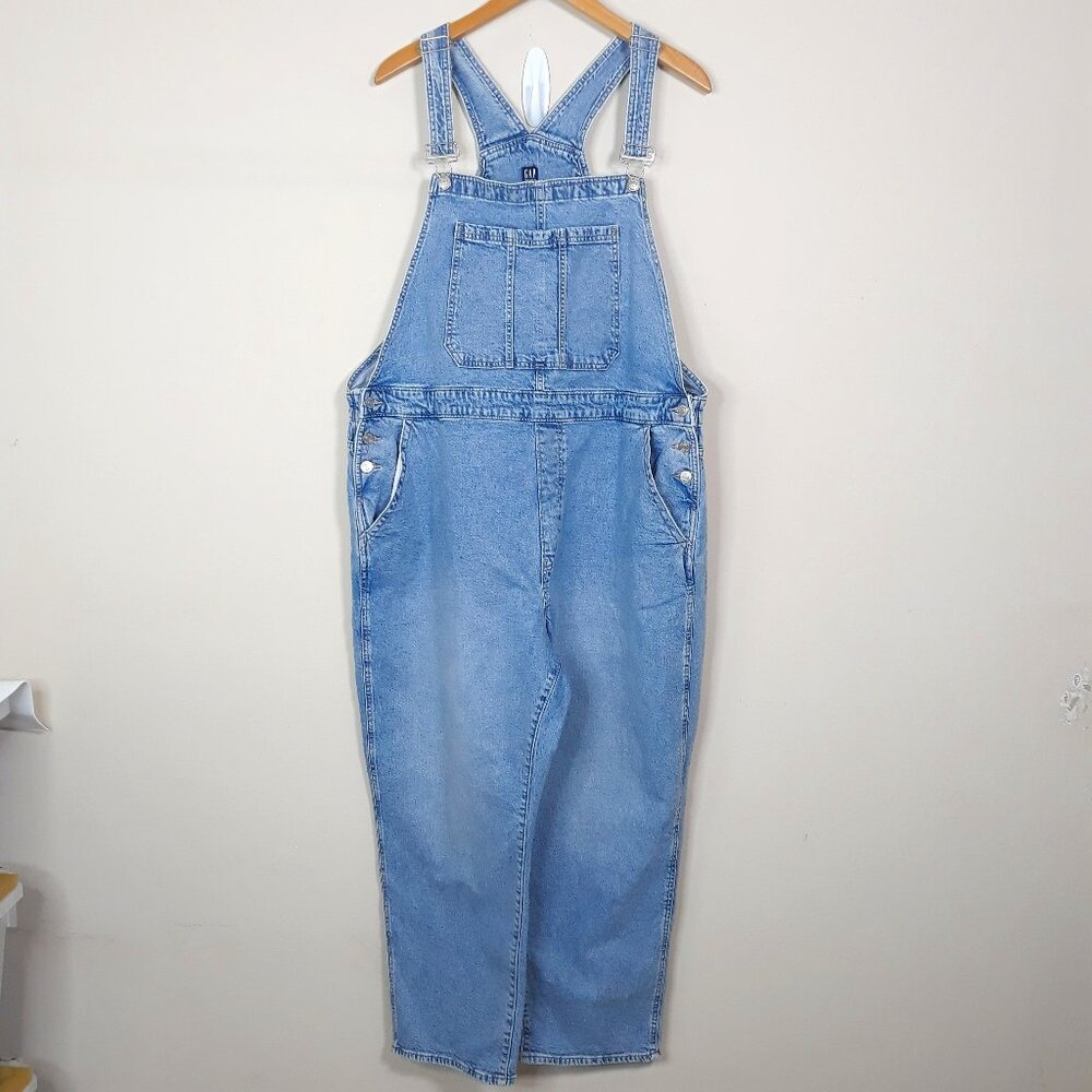 Gap Bib Overalls Wide Leg XXL Spring '24 Utility Relaxed Fit 90s Y2K